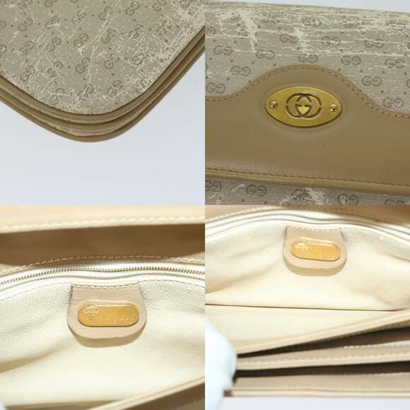 GUCCI Micro GG Canvas Shoulder Bag Beige 004 106 004 106 - Picture 11 of 13